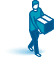 Almacenamiento y Fulfillment icono
